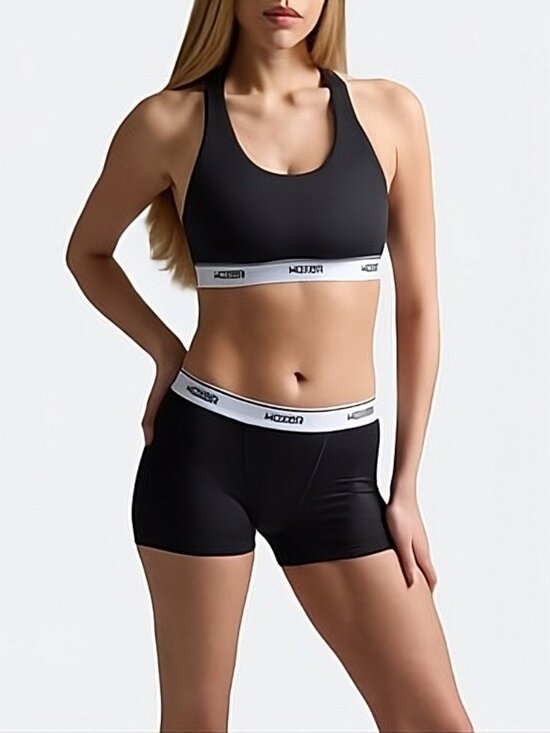 Woxer Pants - WOXER WOMEN'S BOXERS- STAR BLACK size Medium
